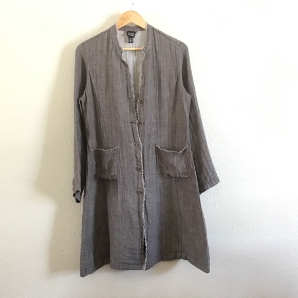 Eileen Fisher Irish Linen Duster 
